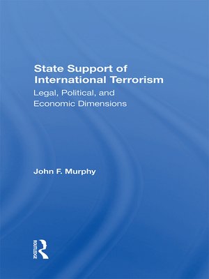 cover image of State Support of International Terrorism